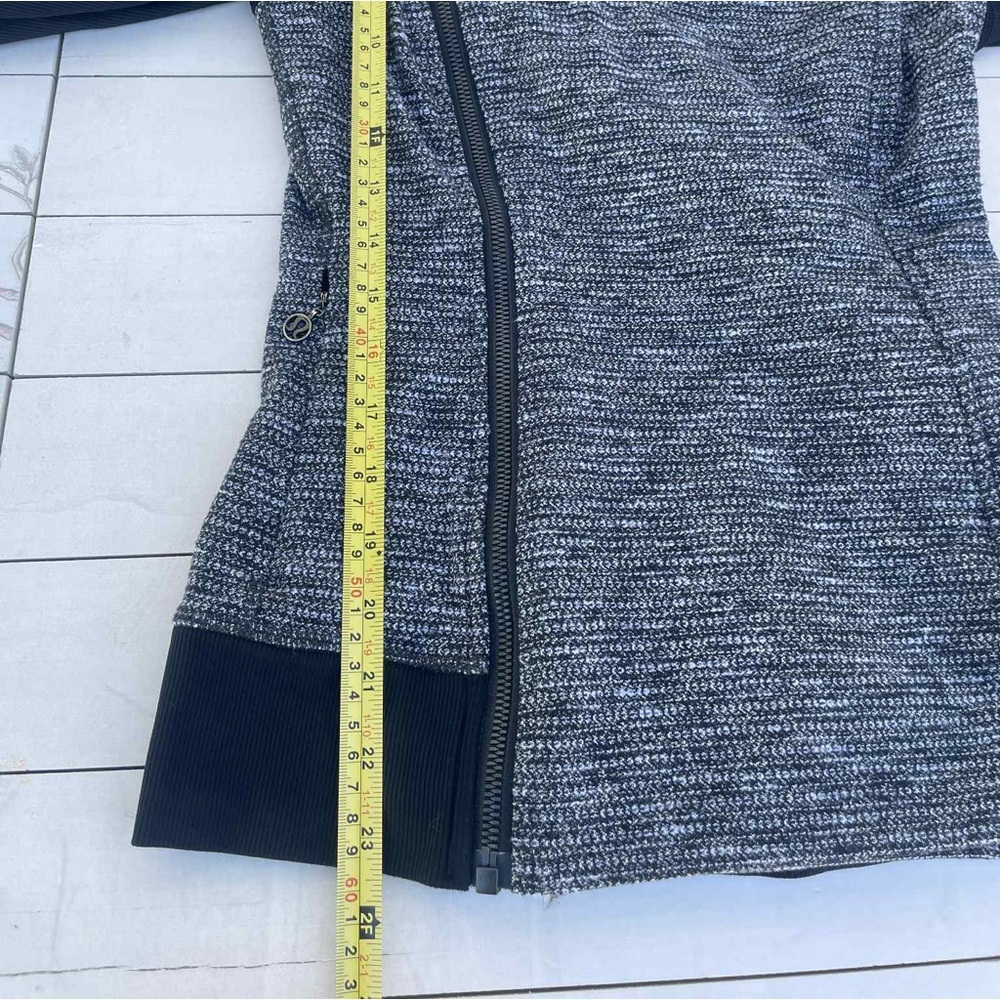 lululemon athletica Gray and Black Cowl Neck Sweater - Picture 6 of 7